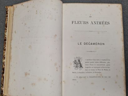 GRANDVILLE (J.J.). Les Fleurs animées. 
Nouvelle...