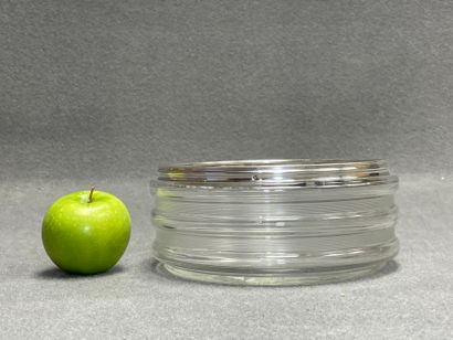 Coupe en verre, monture en argent 925°/00...