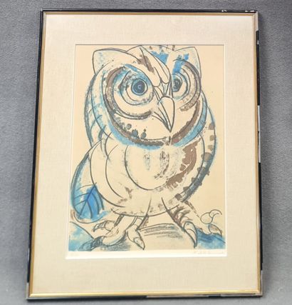 Henry DE WAROQUIER (1881-1970)
Hibou
Lithographie...
