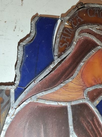 Vitrail Santa Catharina
 XIX°
Manques
H:...