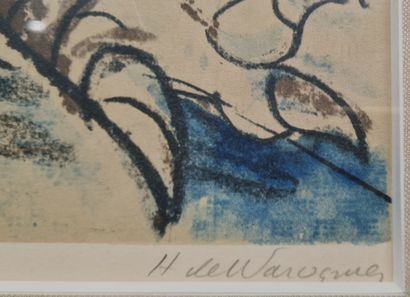 Henry DE WAROQUIER (1881-1970)
Hibou
Lithographie...