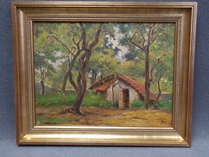 Georges SERRIER (1852-1949)
Chaumiere
huile...
