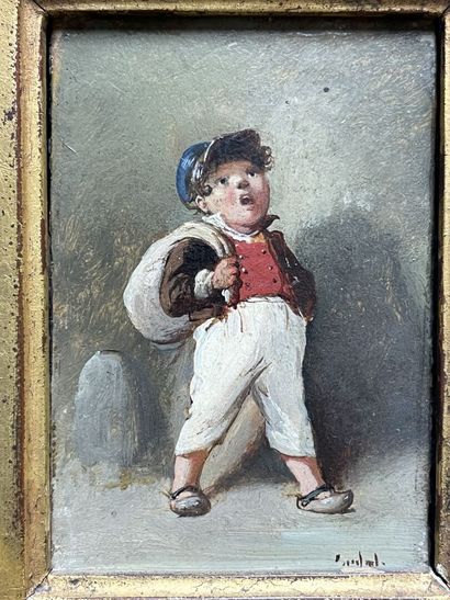 Ecole française fin XIX°
Gavroche, Petit...