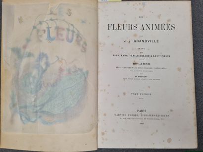 GRANDVILLE (J.J.). Les Fleurs animées. 
Nouvelle...