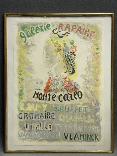 Affiche lithographique de la galerie Rapaire...