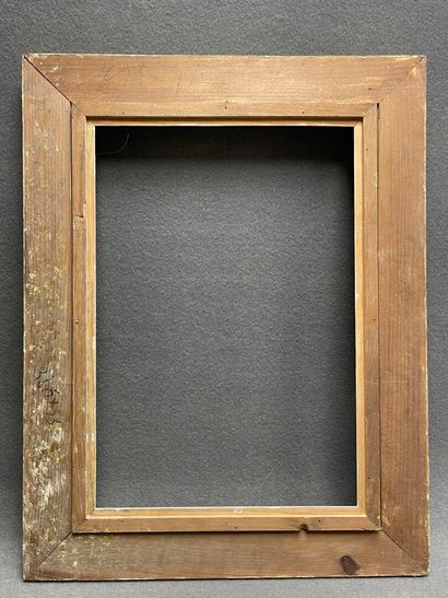 Cadre en bois et stuc.
Dim. intérieur: 55...