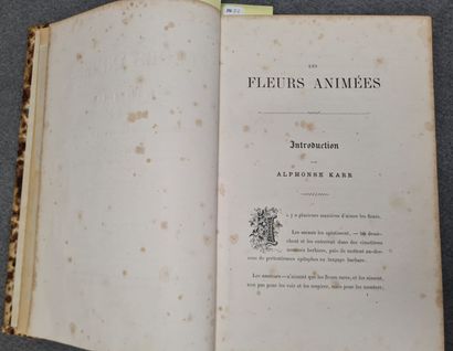 GRANDVILLE (J.J.). Les Fleurs animées. 
Nouvelle...