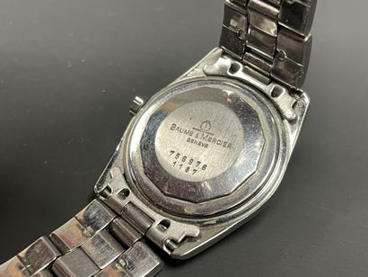 Baume & Mercier. Baumatic
Steel watch, round...