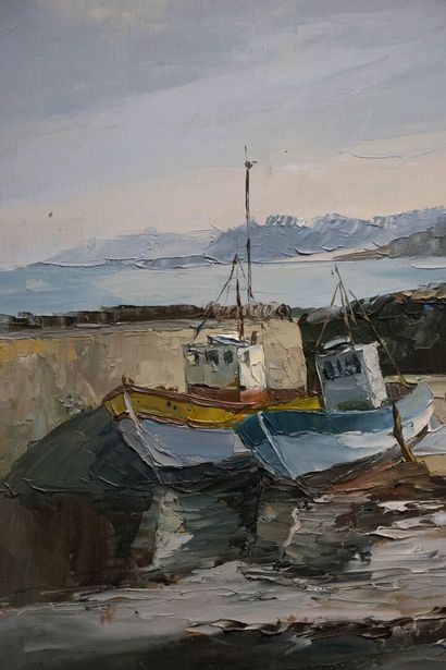 Henri ANDREPETIT (1912-2000) 
Piriac à marée...