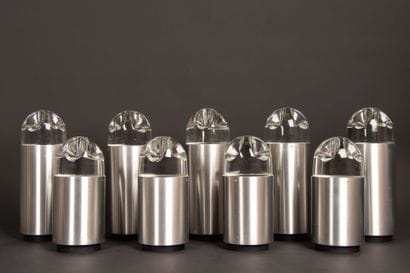 RAAK édition, Amsterdam.
Set of nine pendant...