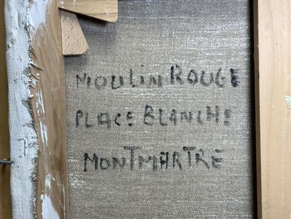 Bruno Émile LAURENT (1928)
Le Moulin Rouge.
huile...