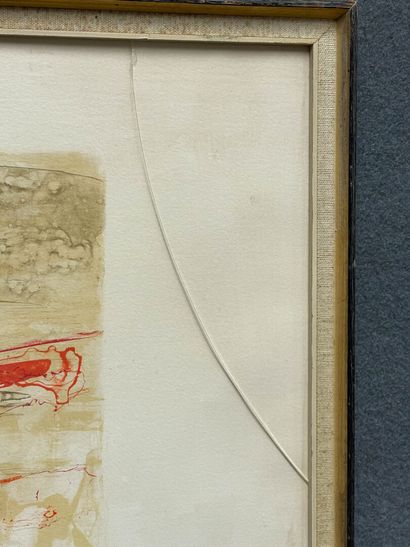 ZAO Wou-Ki (1921-2013) 
Composition rouge...