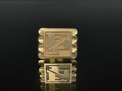 Gold signet ring FP
750°/00 gold.
TDD 60...