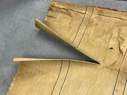 Kakémono japonais
Grue et texte doré.
Soie...