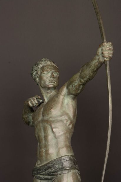 Jean DE RONCOURT (1869-1937)
Archer, 
Green...
