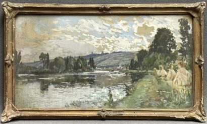 Alexandre NOZAL (1852-1929) 
Les meules de...