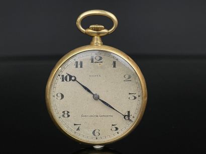 DYPSA gold pocket watch, 
Gilded metal dust...