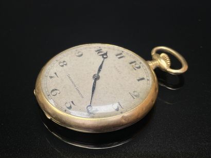 DYPSA gold pocket watch, 
Gilded metal dust...