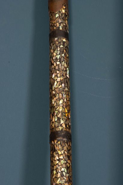 JAPON - Collection de cinq lances. 
XIX°...