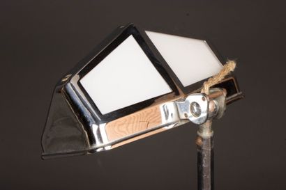 PIROUETT 
Lamp in chromed metal and glass
H....