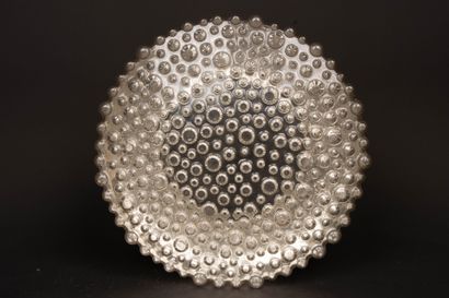 Set of four ceiling lights in molded glass.
H:...