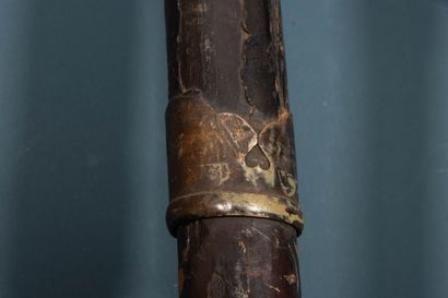 JAPON - Collection de cinq lances. 
XIX°...