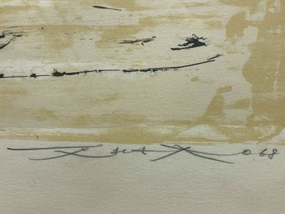 ZAO Wou-Ki (1921-2013) 
Composition rouge...
