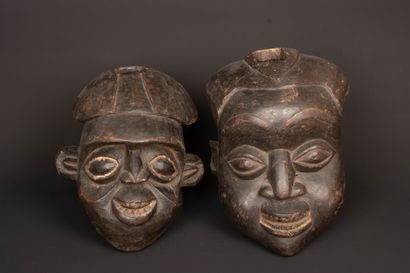 Two Banoune Baniléké haumes
Dance masks....