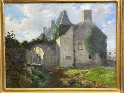 Adolphe Victorien VAUTIER (XIXème) -
Moutons...