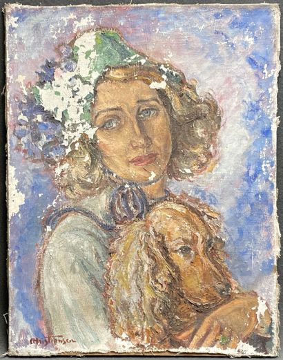 Olaf CHRISTIANSEN (1901-1990)
Portrait de...