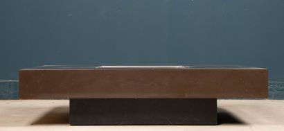 Willy RIZZO attributed to 
Coffee table in...