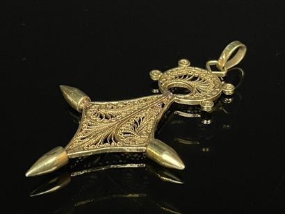 Agadez cross in gold. 750°/00 gold
H: 6 cm.
Weight:...