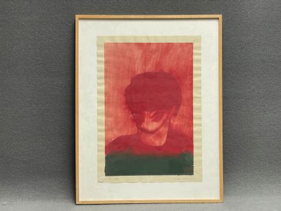 Max NEUMANN (1949) 
Abstract portrait. 1988
Mixed...