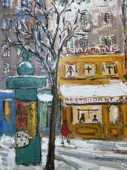 Bruno Émile LAURENT (1928)
Le Moulin Rouge.
huile...