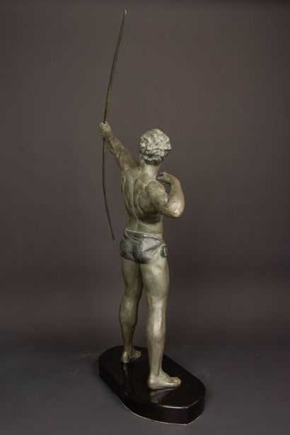 Jean DE RONCOURT (1869-1937)
Archer, 
Green...