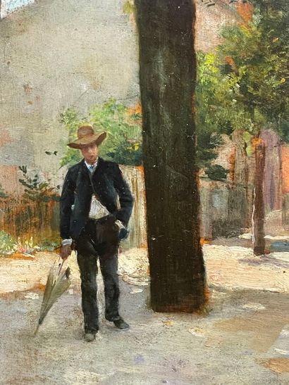 Ecole française XX° dans l'esprit du XIX°
Scène...