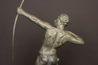 Jean DE RONCOURT (1869-1937)
Archer, 
Green...