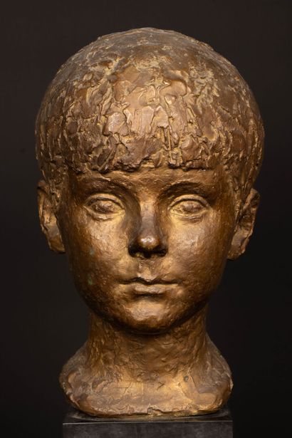 Léopold KRETZ (1907-1990) 
Bust of a Young...