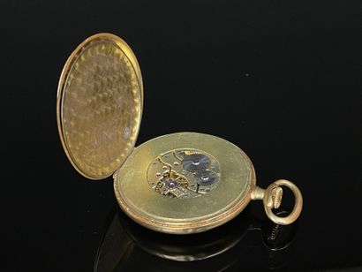DYPSA gold pocket watch, 
Gilded metal dust...