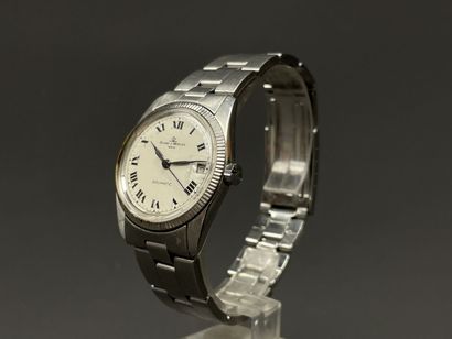 Baume & Mercier. Baumatic
Steel watch, round...