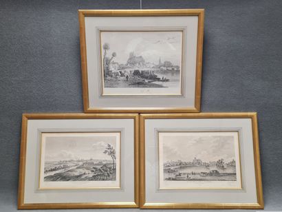 * LALLEMAND: serie de trois gravures XVI...