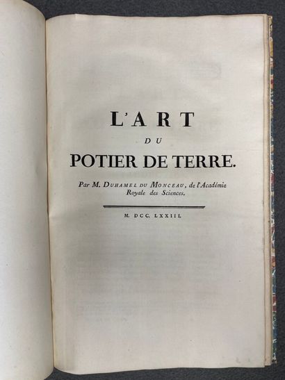 [DUHAMEL DU MONCEAU, (Henri-Louis)]. - L'Art...