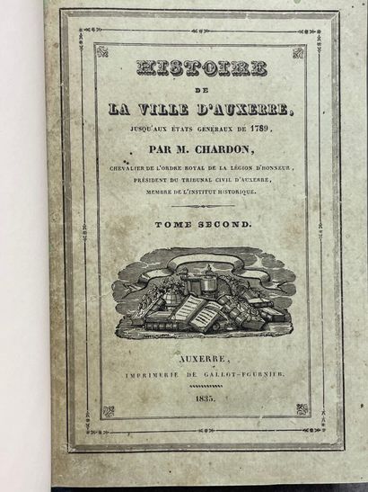 CHARDON, Olivier-Jacques. - Histoire de la...