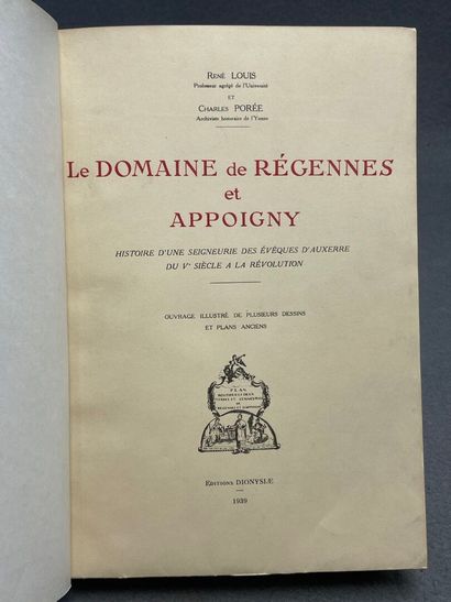 LOUIS, René & PORÉE, Charles. - Le Domaine...