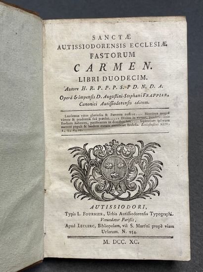 [RIGAULT, Hugues]. - Sanctæ Autissiodorensis...