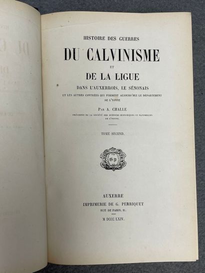 CHALLE, Ambroise. - Histoire des guerres...