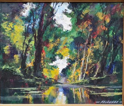 Robert FALCUCCI (1900-1989) 
Fraicheur
Huile...