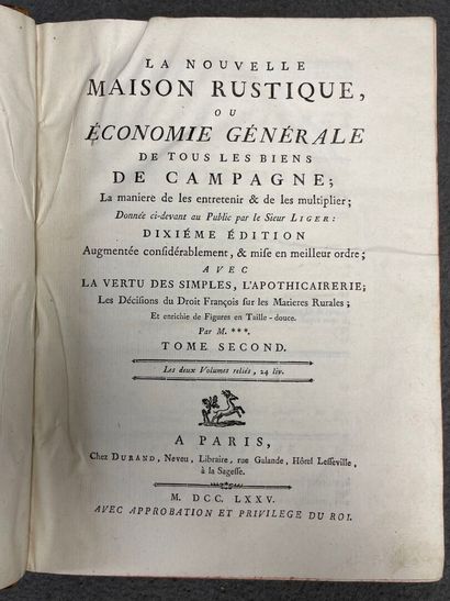 LIGER, Louis (d'Auxerre). - La Nouvelle Maison...