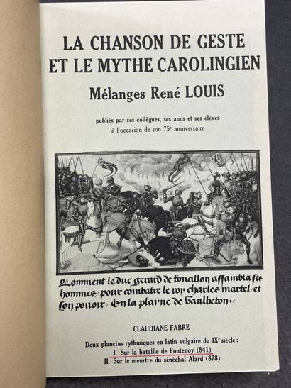 [FONTENOY]. - Recueil de 5 textes relatifs...