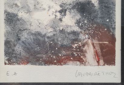 Deux gravures modernes
Gravure Thor GAUDAIRE...